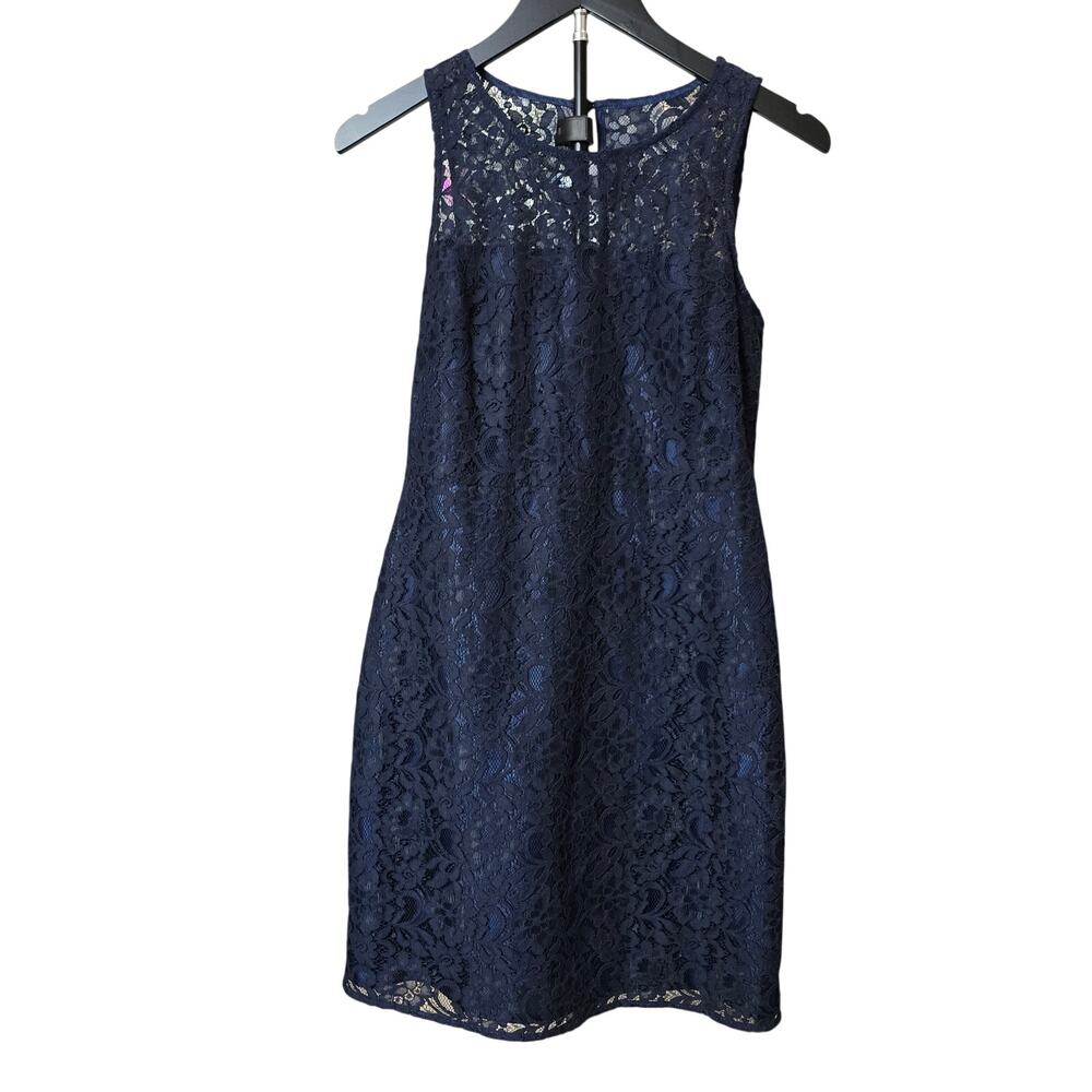 JCrew Navy Blue Sleeveless Dress Sz 4